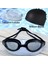 2'li Yüzücü Gözlüğü ve Kulak Tıkacı Seti, Siyah, Saklama Kutusu ile 1