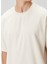 Bej Fitilli Kadife Dokulu T-Shirt 5