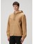 Taba Çift Taraflı Kapüşonlu Yün Sweatshirt 4