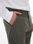 Erkek Keten Görünümlü Düz Paça Yeşil Pantolon 5