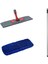 Mavi Statik Toz Mop Takımı, 60 cm, 3'lü Set, Tutucu ve Sap ile Birlikte 2