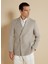 Slim Fit Koyu Bej Erkek Ceket BBSS25MBL014 4