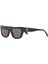Hm 1680 C1 Cat Eye Siyah Asetat Kadın Güneş Gözlüğü 1