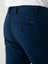 Erkek Keten Görünümlü Düz Paça Lacivert Pantolon 5