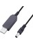 USB To Dc 5.5*2.5 mm Uçlu 9 Volt 1 Amper 5 Voltu-9 Volta Çevirici Adaptör 1