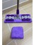 Mikrofiber Mandallı Mop, Yer, Duvar, Fayans ve Yüzey Temizliği Için Hediye Bezli 6