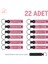 Pembe & Siyah, Bebek Diş Buğdayı Kutlaması Için 22'li Set, Kişiye Özgü Yazılı Hatıra Deri Anahtarlık 1