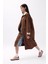 Yaka Detaylı Oversize Trençkot 4