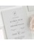 Nergis Düşü Şeffaf Zarflı Düğün Davetiyesi 2
