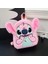 Disney Stitch Peluş Sırt Çantası Ins Japon Komik Karikatür Okul Çantası Büyük Kapasiteli Öğrenci Backpack Anaokulu Çantası Çocuk Hediye Rolor: Mavi (Yurt Dışından) 1