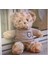 Kazak Teddy Ayı Ayı Doğum Günü Bebek Peluş Oyuncak Zemin Itme Halkası Sevgililer Günü Hediyesi (Yurt Dışından) 1