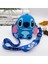 Kawaii Disney Stitich Tasarım Çantası, Modaya Uygun Fermuar Omuz Çantası, Çıkarılabilir Kayış Çocukları ile Silikon Crossbody Cüzdan Hediyesi: Mavi Dikiş B (Yurt Dışından) 1