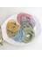 100PCS/SET Saç Bağları Kadınlar Için Elastik Kauçuk Bantlar Erkekler Ince Saç Kauçuk Bantlar At Kuyruğu Scrunchies Kadınlar Için Saç Aksesuarları Renk: Şeker Rengi (Yurt Dışından) 1