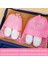 5pcs/set Ayakkabı Depolama Torbası Kalınlaştırılmış Dokuma Kumaş Kayış Ağızlı Büyük Kapasiteli Seyahat Su Geçirmez Ayakkabı Torbası Nem Geçirmez Boyut: 36X26.5CM/RENK: Pembe 5pcs (Yurt Dışından) 1