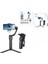 Go Des GD-F11 3 Eksenli El Tipi Yüz Tanıma Takipli LED Işıklandırma Aparatlı Gimbal Stabilizatör 3