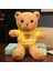 Kazak Teddy Ayı Ayı Doğum Günü Bebek Peluş Oyuncak Zemin Itme Halkası Sevgililer Günü Hediyesi (Yurt Dışından) 1