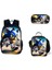 Sonic Ilkokul ve Ortaokul Öğrencileri Çizgi Film Periferik Okul Çantası Üç Parçalı Set (Yurt Dışından) 1
