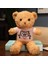 Kazak Teddy Ayı Ayı Doğum Günü Bebek Peluş Oyuncak Zemin Itme Halkası Sevgililer Günü Hediyesi (Yurt Dışından) 1