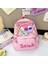 Dikiş Sırt Çantası, Öğrenci Gün Çantası, Hafif Okul Çantası, Ayarlanabilir Omuz Kayışları Okul Mevsimi Için Fermuarı Kapanış Günde Usecolor: Pink-A (Yurt Dışından) 1