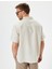 Yeni Sezon Keten Gömlek Basic Devrik Yaka Regular Fit 4