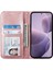 Xiaomi Poco X7 Pro Için Flip Case El Kayışı Cüzdan Eşkenar Dörtgen Şekli Standı Kullanımı (Yurt Dışından) 2