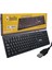 Standart Kablolu Siyah USB Q Klavye (4401) 1