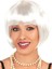 Nessiworld Beyaz Renk Parti Peruğu Kısa Küt Saç 2
