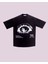 Erkek Kısa Kol Captive Eyes Oversize Siyah 1