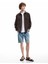 Katlamalı Paça Bermuda Slim Fit Denim Şort 2