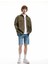 Katlamalı Paça Bermuda Slim Fit Denim Şort 1