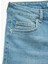 Katlamalı Paça Bermuda Slim Fit Denim Şort 6
