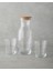 Luminous Cam 3 Parça Su Takımı 1000 ml + 315 ml Şeffaf 1