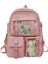 Popüler Pembe Mor Renkli Kızlar Lise Öğrenci Sırt Çantası Bagscolor: Pink (Yurt Dışından) 1