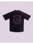 Erkek Kısa Kol Crows Do Not Forget Oversize Siyah 1