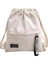 Canvas Okul Çantası Çift Omuz Çekme Sırt Çantası Çizme Cep Portable Portable Casual Sırt Çantası Kadın Erkekler Seyahat Sırt Çantası-A-Dh Renk: 1 Pc Beyaz (Yurt Dışından) 1