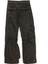 Kargo Cep Bol Wide Leg Paça Eskitme Retro Yüksek Bel Denim Jean Kadın Pantolon 001-0001951 2