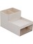 Tek Çekmeceli + 3 Bölmeli Plastik Makyaj - Takı Organizer 16X9.5CM - Y: 5--9.5cm (4401) 1