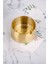 10 Adet Çelik Gold 8 cm Kafe Restaurant Lokanta Yuvarlak Kül Tablası Küllük 2