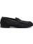 Siyah Logo Detaylı Erkek Loafer 1