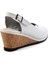 Beyaz Leather Kadın Sandalet K05582032103 4