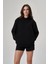 Kadın Siyah Sweatshirt 1529112-SİYAH 1