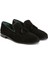 Icons Siyah Erkek Süet Loafer 2