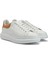 Oversize Beyaz Turuncu Erkek Deri Sneaker 2