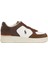 Kahve Beyaz Erkek Deri Sneaker 1