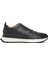 Siyah Erkek Deri Sneaker 1