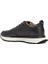 Siyah Erkek Deri Sneaker 3