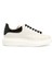 Oversized Siyah Beyaz Erkek Deri Sneaker 1
