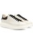 Oversized Siyah Beyaz Erkek Deri Sneaker 2
