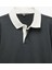 Yeni Sezon Uzun Kollu Pamuk Karışımlı Renk Kontrastlı Basic Polo Yaka Sweatshirt 5