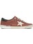Super Star Kahve Beyaz Erkek Deri Sneaker 1